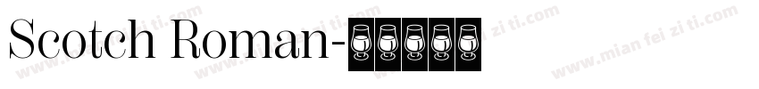 Scotch Roman字体转换
